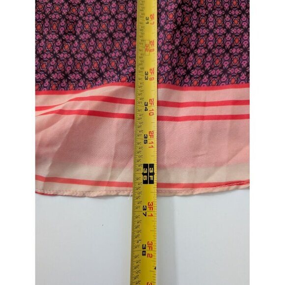 NEW Cato Bandana Print Maxi Skirt Womens Size Large Pink Boho Lined Pull On Long - Picture 10 of 10